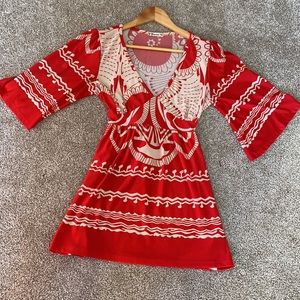 Empire Waist Tunic Length Top